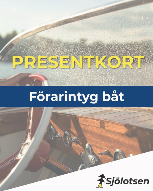 Presentkort Förarintyg båt